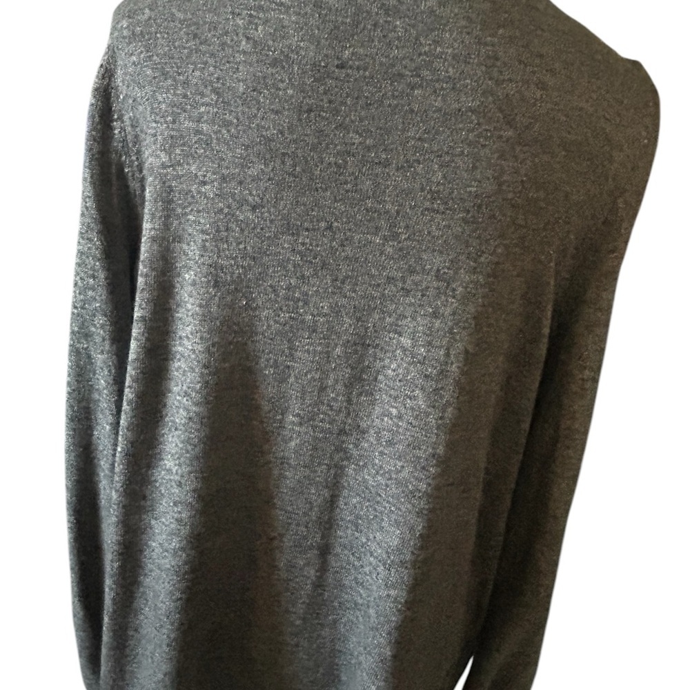 ANN TAYLOR gray swing cardigan - merino wool blend - size L - worn a few times - Picture 2 of 7